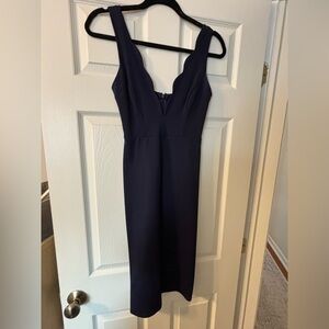 Lulu's Midnight Blue Midi Dress